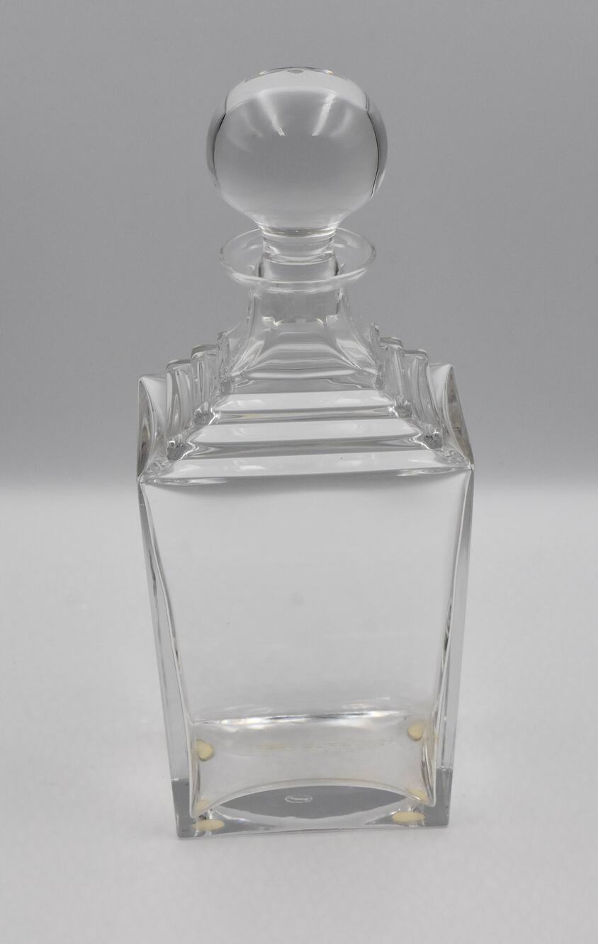 Tiffany & Co. by Vilca Crystal Art Deco Frank Lloyd Wright Wine Liquor Decanter